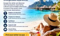 ESCAPE THE WINTER. DISCOVER THE WORLD!